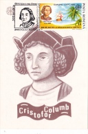 CRISTOPHER COLUMBUS,EXPLORER, MAXICARD, CARTES MAXIMUM, CM, 2005,ROMANIA - Christoph Kolumbus