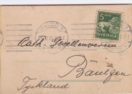 00329 Carta De Malmo A ? 1925 - Briefe U. Dokumente