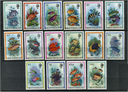 MONTSERRAT 1981 - Poissons - Serie Neuve Sans Charniere (Yvert 446/61) - Montserrat