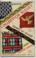 Collection BLEUET 1949 / 32 Pages ALBUM De  POINTS BRODERIES MOTIFS Enfants FLEURS Ecossais Ameublement - Patrones