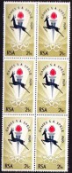 South Africa - 1969 - National Games, Bloemfontein - Block Of 6 - Unused Stamps