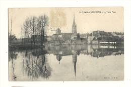 Cp, 86, Saint-Savin-sur-Gartempe, Le Vieux Pont, Voyagée - Saint Savin