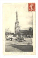 Cp, 86, Saint-Savin-sur-Gartempe, Le Clocher De L'Ancienne Eglise Abbatiale, Voyagée - Saint Savin