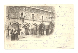 Cp, 86, St-Benoit, Les Ruines Du Cloître, Voyagée 1901 - Saint Benoit