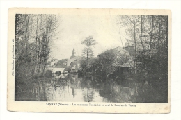 Cp, 86, Sanxay, Les Anciennes Tanneries En Aval Du Pont Sur La Vonne, Voyagée - Autres & Non Classés