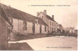 FOUGEROLLES DU PLESSIS ,ECOLE DU SACRE-COEUR ET SES ENFANTS ,A VOIR !!  REF 33627 - Meslay Du Maine