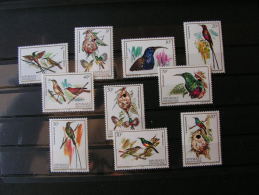 == Ruanda Rwandaise Birds 1983   1214-1223   ** MNH  €  11,00 - Unused Stamps