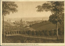 Blick Auf Freienwalde Oder Und Schloßgarten Um 1800  - 30er - Bad Freienwalde