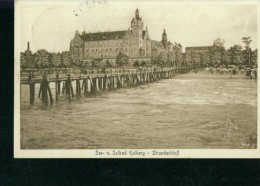 Kolberg Kołobrzeg See- Und Solbad Strandschloß Holzbrücke 18.7.1928 - Pommern