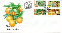 CISKEI. N°141-4 Sur Enveloppe 1er Jour (FDC) De 1988. Agrumes. - Frutas