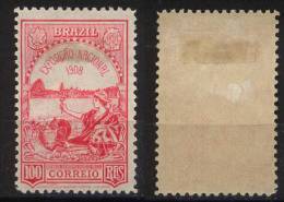 Brazil Brasilien Mi# 178 * EXPOSICAO 1908 - Neufs