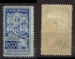 Brazil Brasilien Mi# 179 * PANAMERICANO 1909 - Ongebruikt