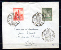 Consécration De La Basilique D'Echternach Jolie Lettre   Yv. 473 / 474, Cote FDC 65 € - Storia Postale