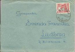 Letter - Rovinj-Ludbreg, 21.7.1956., Yugoslavia - Cartas & Documentos