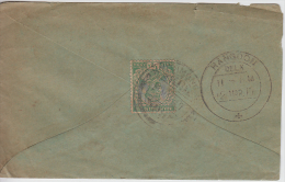 Burma  1917  KG V  1/2A   Cover TO RANGOON  # 50126 - Birmania (...-1947)