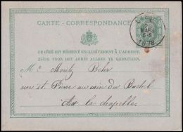 Belgium 1878, Postal Stationery - Carte-Lettere