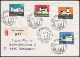 Switzerland 1977, Registred Cover Beromunster To Nordlingen - Covers & Documents