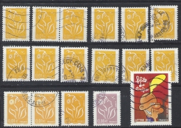 France Lot Yv 3731 A (12x) Und B (3x) Und 3969, Siehe Guten Scan Und 3751 - 2004-2008 Marianne De Lamouche