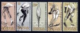 BURUNDI 1964, HOCKEY PATINAGE ARTISTIQUE ET DE VITESSE, SKI, 5 Val. Oblitérées. R119 - Hiver 1964: Innsbruck