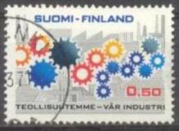 1971 Finland's Industry Mi 685 / Facit 689 / Sc 503 / YT 649 Used / Oblitéré / Gestempelt [lie] - Oblitérés