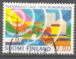 1976 Radio Broadcasting Mi 789 / Facit 792 / Sc 588 / YT 754 Used / Oblitéré / Gestempelt [lie] - Oblitérés
