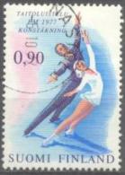 1977 European Figure Skating Championships Mi 802 / Facit 805 / Sc 592 / YT 766 Used / Oblitéré / Gestempelt [lie] - Oblitérés