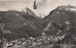 N7845 Stubberkogel Gondelbahn Badgastein Cable Train   2 Scans - Bad Gastein