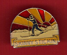29702-Pin's.Ski.skinni Stickin. - Winter Sports