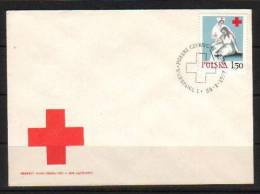 POLAND FDC 1977 POLISH RED CROSS International Organisations Nurse And Patient Old Lady People - FDC