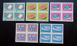 Pro Patria 1959 (Mi.Nr. 674/78), Postfrische 4er-Block-Serie - Ongebruikt