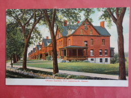 Fort Leavenworth,KS--Officers Quarters--not Mailed--PJ 173 - Andere & Zonder Classificatie