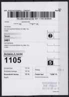 2013 Hungary  - Post Office - PACKET Sending FORM - Inland - Interi Postali