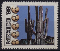 1986 - Yugoslavia - FIFA Football World Cup Soccer Mexico - LABEL / CINDERELLA ( Cactus ) / VIGNETTE - 1970 – Mexico