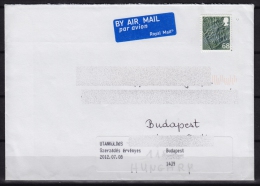 AIR MAIL LETTER - GB To HUNGARY - 2012 - Brieven En Documenten