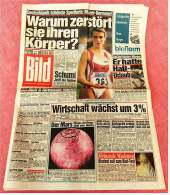BILD-Zeitung Vom 11. April 1995 : Schumi In Der Krise - Alpentunnel Pfänder In Flammen - Otros & Sin Clasificación