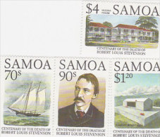 Samoa Mint Never Hinged Stamps1994 Robert Stevenson - Samoa