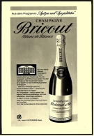 Reklame Werbeanzeige  ,  Champagne Bricout  -  Blanc De Blancs  -  Von 1970 - Alcools