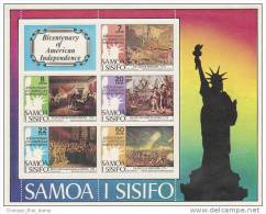 Samoa 1976 USA Bicentenary MS MNH - Samoa