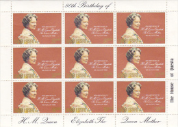 Samoa 1980 Queen Mother Sheetlet MNH - Samoa