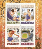 Samoa 1988 Seoul Olympic Games Souvenir Sheet MNH - Samoa