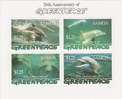 Samoa 1997 Green Peace 26th Anniversary MS - Samoa