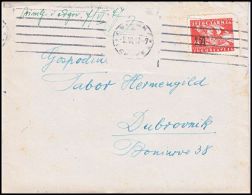 Yugoslavia 1947, Cover Osijek To Dubrovnik - Covers & Documents