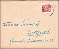 Yugoslavia 1946, Cover Dubrovnik To Beograd - Brieven En Documenten