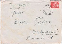 Yugoslavia 1947, Cover Beograd To Dubrovnik - Lettres & Documents