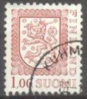 1981 Definitives: Coat Of Arms Mi 876 / Facit 878 / Sc 629 / YT 840 Used / Oblitéré / Gestempelt [lie] - Gebraucht