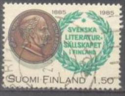 1985 Society Of Swedish Literature Mi 955 / Facit 957 / Sc 701 / YT 922 Used / Oblitéré / Gestempelt [lie] - Gebraucht