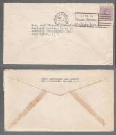 Bahamas 1941 Cover To USA 3P Violett - 1859-1963 Colonie Britannique