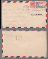 Bahamas 1942 Airmail Cover To USA - 1859-1963 Colonie Britannique