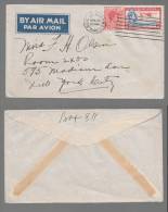 Bahamas 1946 Airmail Cover To USA - 1859-1963 Colonie Britannique