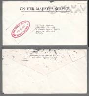 Bahamas 1963 Official Service Mail Cover To USA - 1859-1963 Crown Colony
